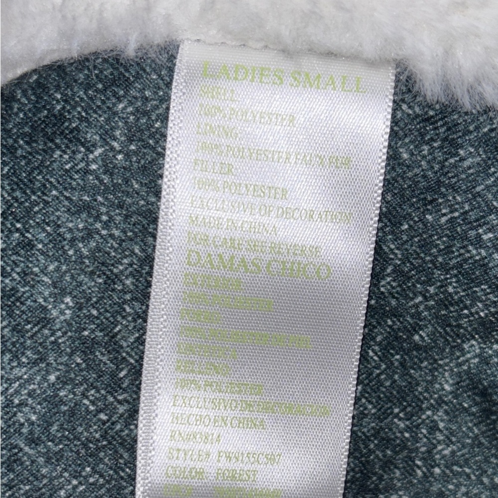 GreenTea Quilted Puffer Vest – Size Small Forest Green - Picture 7 of 7